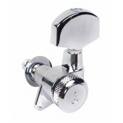 Schaller M6-135 Uzamykacia Ladiaca Mechanika Pre Gitaru Pravá Strana Chrom Old Type